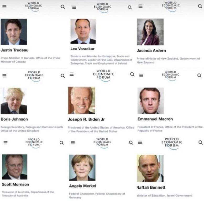 All of the leaders pushing #ClotShot Injection mandates are a part of the World Economic Forum