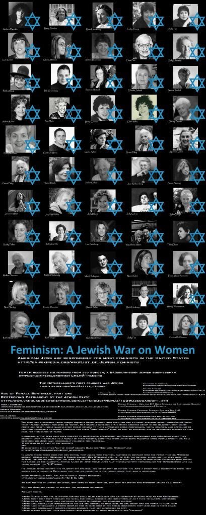 Did you know feminism (like communism) is a jewish creation? Did you know (((they))) intended it to ...
