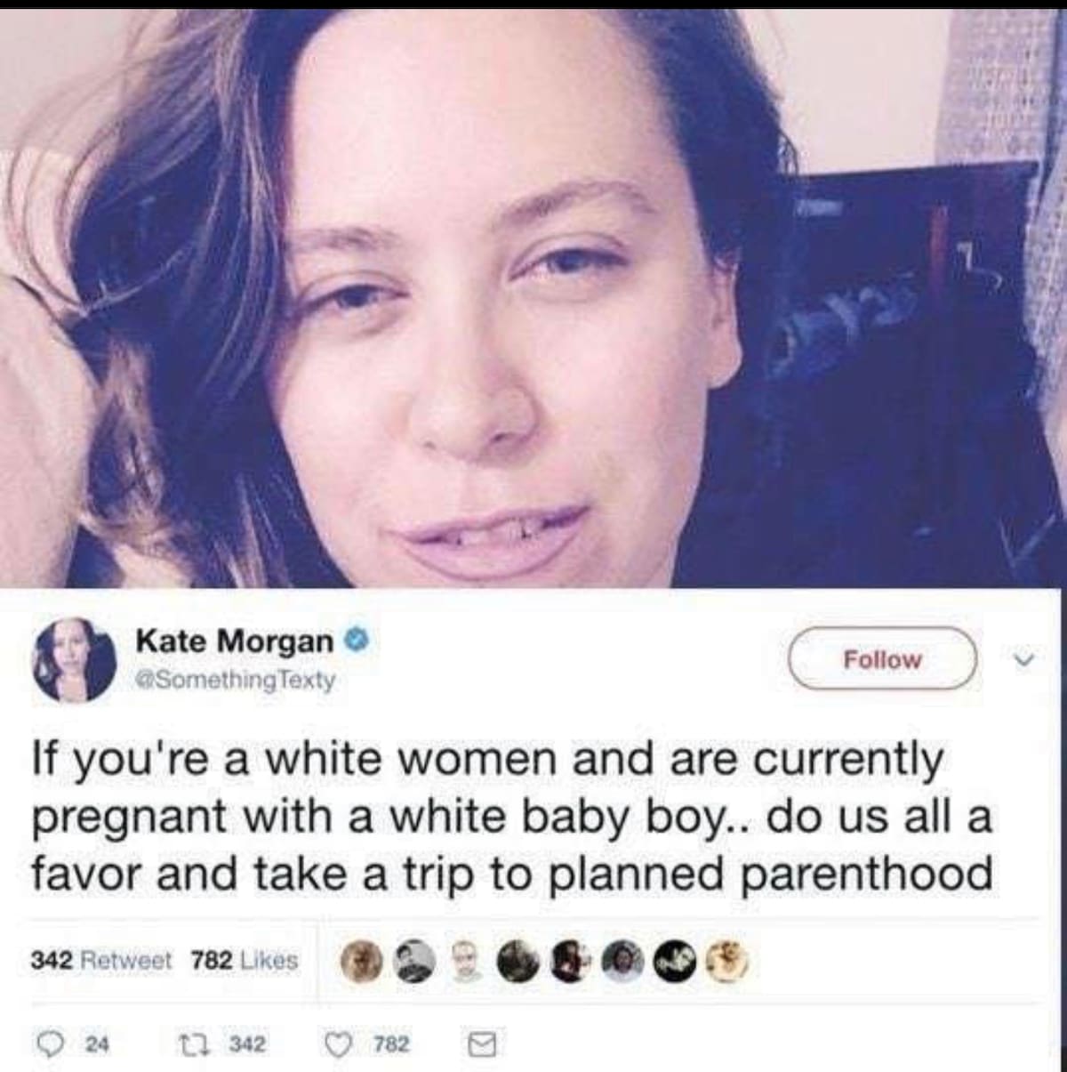Incredible level of self loathing.
