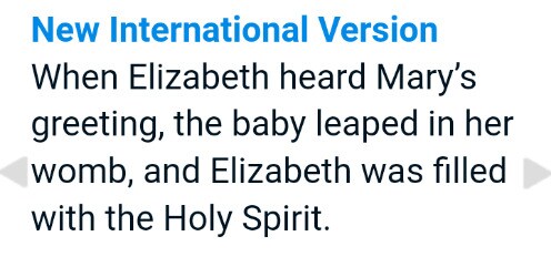Let this sink in next time you hear #mybodymychoice
An unborn child was the first to react to the unborn savior.
Luke 1:41
