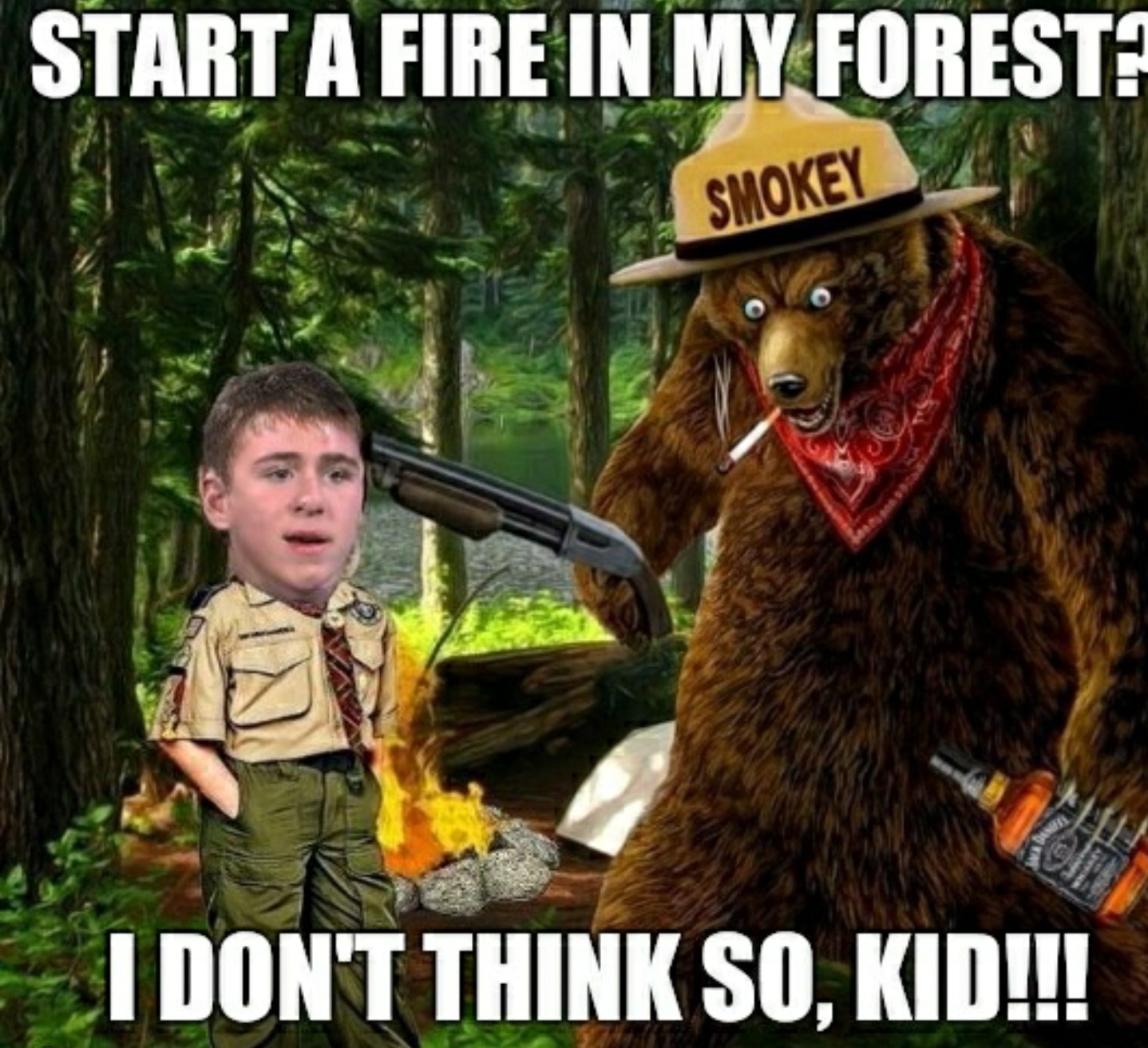 Smokey the bear been drinking again  🐻🤌🏽  #KenGriffinCantSilenceUs #dankmemes #smokeythebear #meme #memes #dankmemes #memesdaily #chicago #chiraq #fire 