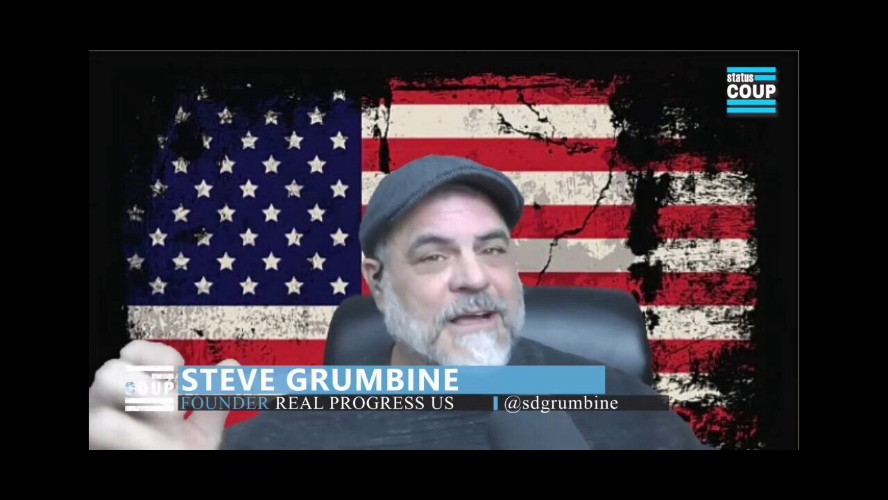 🤩 Steve Grumbine @sdgrumbine from Real Progessives, on Status Coup News, discusses Chris Hedges' la...