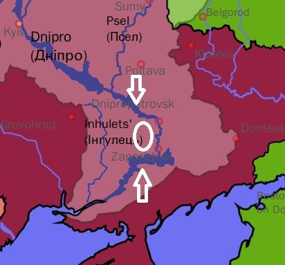 厳密に言うと、
ロシアは「ドニエプル川の西側」から兵や住民を退避させている。

軍事面から見ると、川を渡る行為は、
目立つ上、敵兵から攻撃されやすい。
ゆえに、補給上、大河はネック。

「住民保護」には、
相対的安全な場所へ住民たちを移動させる、という意であり、
かつ、
食糧を含む物資や暖房を住民たちに保障する、
という意でもある。

ドニエプル川は、他の大河のように、河道が大きく湾曲。
「ドニエプル川の西側」が大きく、東側に突き出している。突き出した部分(画像の丸部分)を南北から、軽く攻めるだけで、かなりの数のウクライナ兵と補給線に打撃。

ゼレンスキー一味は、「自国の兵士を消耗品」とみなしているからこそ、兵士たちを死地に突き出させている。
 #ウクライナ戦争
https://twitter.com/emi_owase/status/1591595587090386945