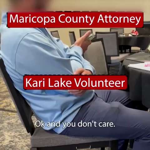 Pure contempt for us The People. The NERVE… the arrogance. #YouWorkForUs

“We asked Maricopa County ...