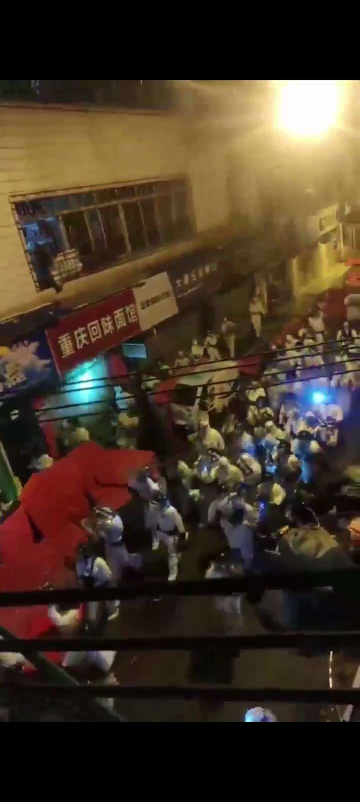 Jack Posobiec 🇺🇸 on GETTR : BREAKING: CCP Covid troops known as Big Whites are launching a raid in Guangzhou