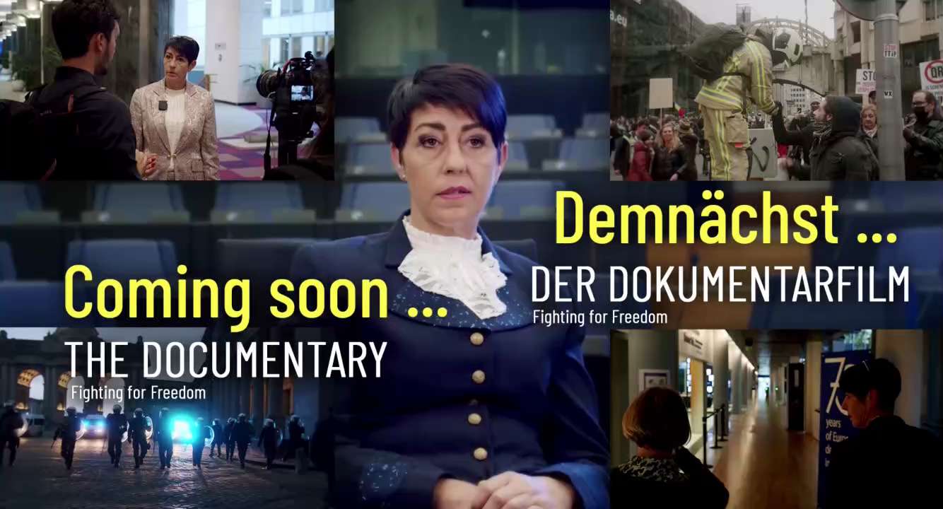 🇨🇦 🇺🇸 🇬🇧 🇦🇺
Dear fellow citizens,

This year, a great filmmaker accompanied me everywhere with his camera for several months during my work in the EU Parliament. The result is the wonderful documentary "Fighting for Freedom", which I will present to the public soon.

Here are some first impressions from the official trailer:

🇩🇪 🇦🇹 🇨🇭
Liebe Mitbürger, 

in diesem Jahr hat mich ein großartiger Filmemacher über mehrere Monate bei meiner Arbeit im EU-Parlament mit der Kamera überall hinbegleitet. Herausgekommen ist der wunderbare Dokumentarfilm „Fighting for Freedom“, den ich demnächst öffentlich vorstellen werde.

Hier schonmal ein paar erste Eindrücke aus dem offiziellen Trailer:
