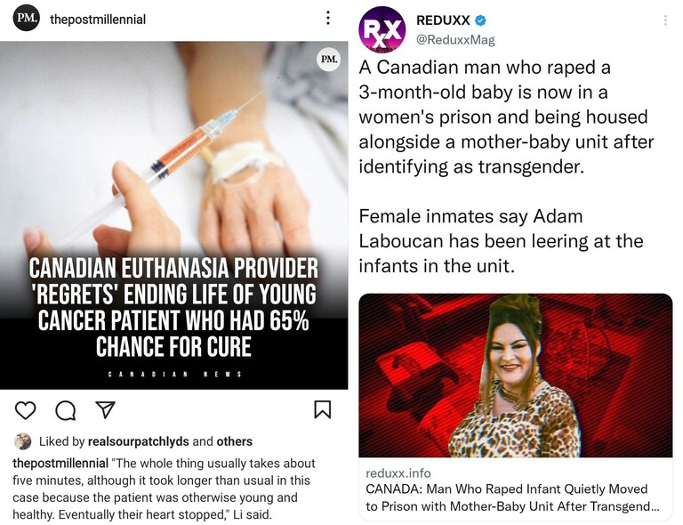 I've been critical of the Canadian government, but it's now clear it's not just the government that's the problem.
In a sane society, the mass protests &