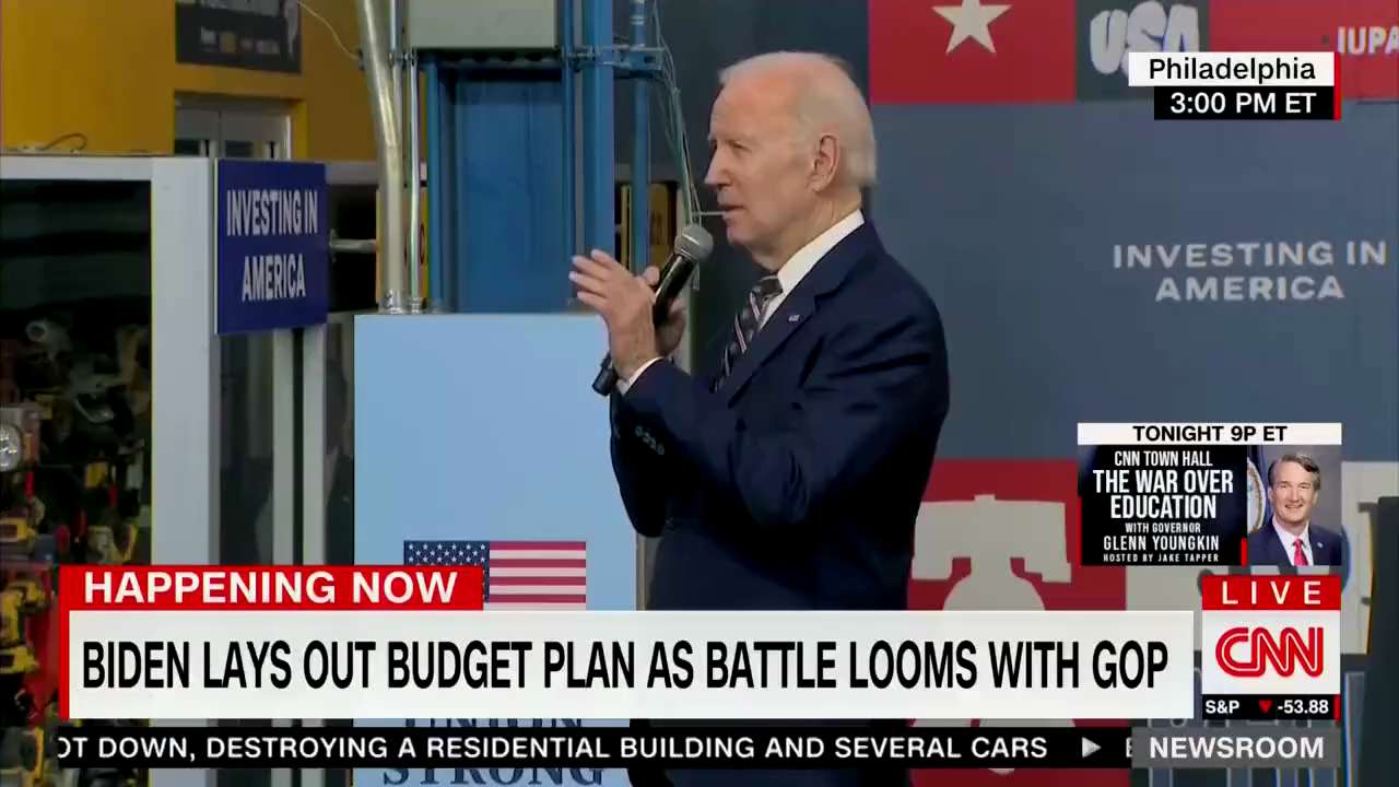 BIDEN: "I had a big fight with the former president...and  maybe future president"