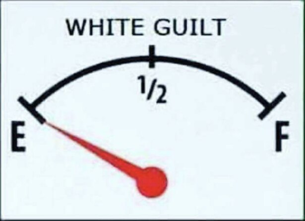 If you feel guilty for being white you are only guilty of being brainwashed.