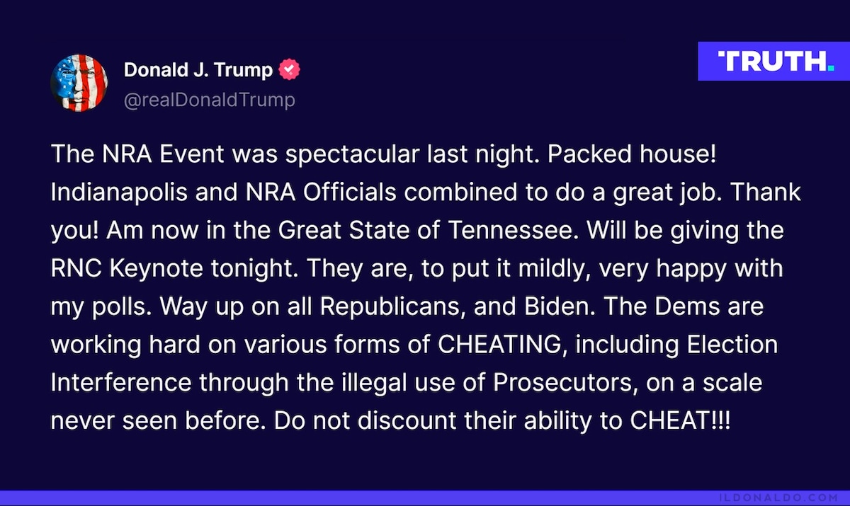 View il Donaldo Trumpo's post on GETTR. Join the discussion, share your thoughts, and connect with the community.