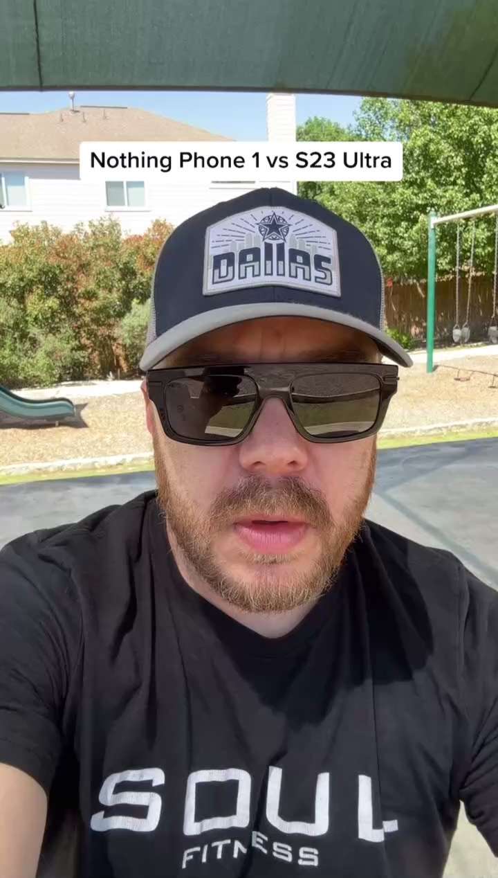 S23 Ultra and Nothing Phone 1 brightness comparison! #mattythetechy1 