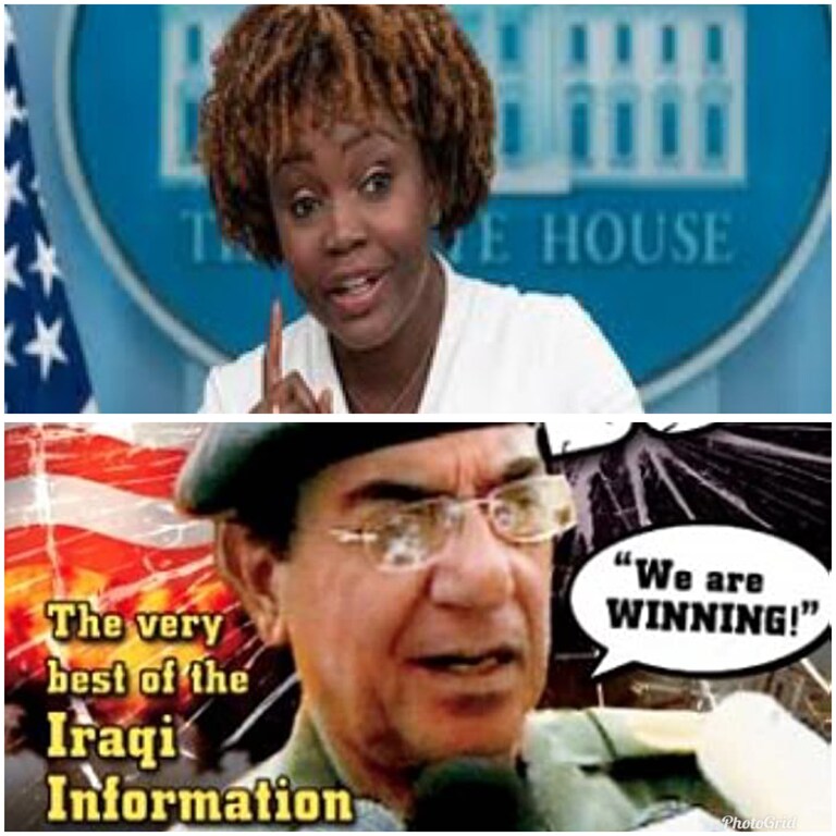 I used to laugh at the blatant lies coming from Baghdad Bob. Now I cringe when I hear the same lies from our WH press secretary. (Illegal immigration down