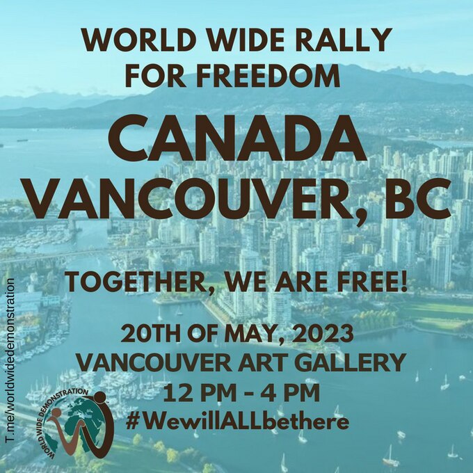 WORLD WIDE RALLY FOR FREEDOM 12.0 

#WewillALLbethere

https://www.victorycanada.today/so/84OVu94w6?...