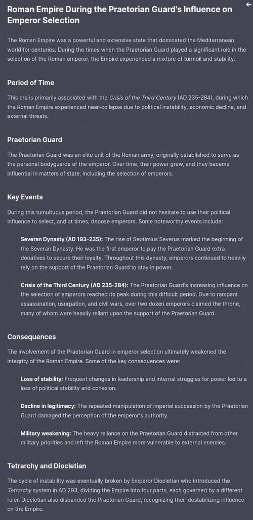 The US Government’s Deadly, Permanent, Unelected Deep State is now America’s Praetorian Guard… 

