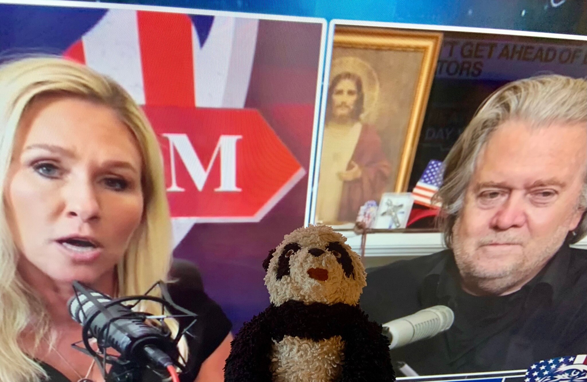 What an honour to be on @WarRoom this afternoon with my friends @MTG4America @RepMTG and @SteveBanno...