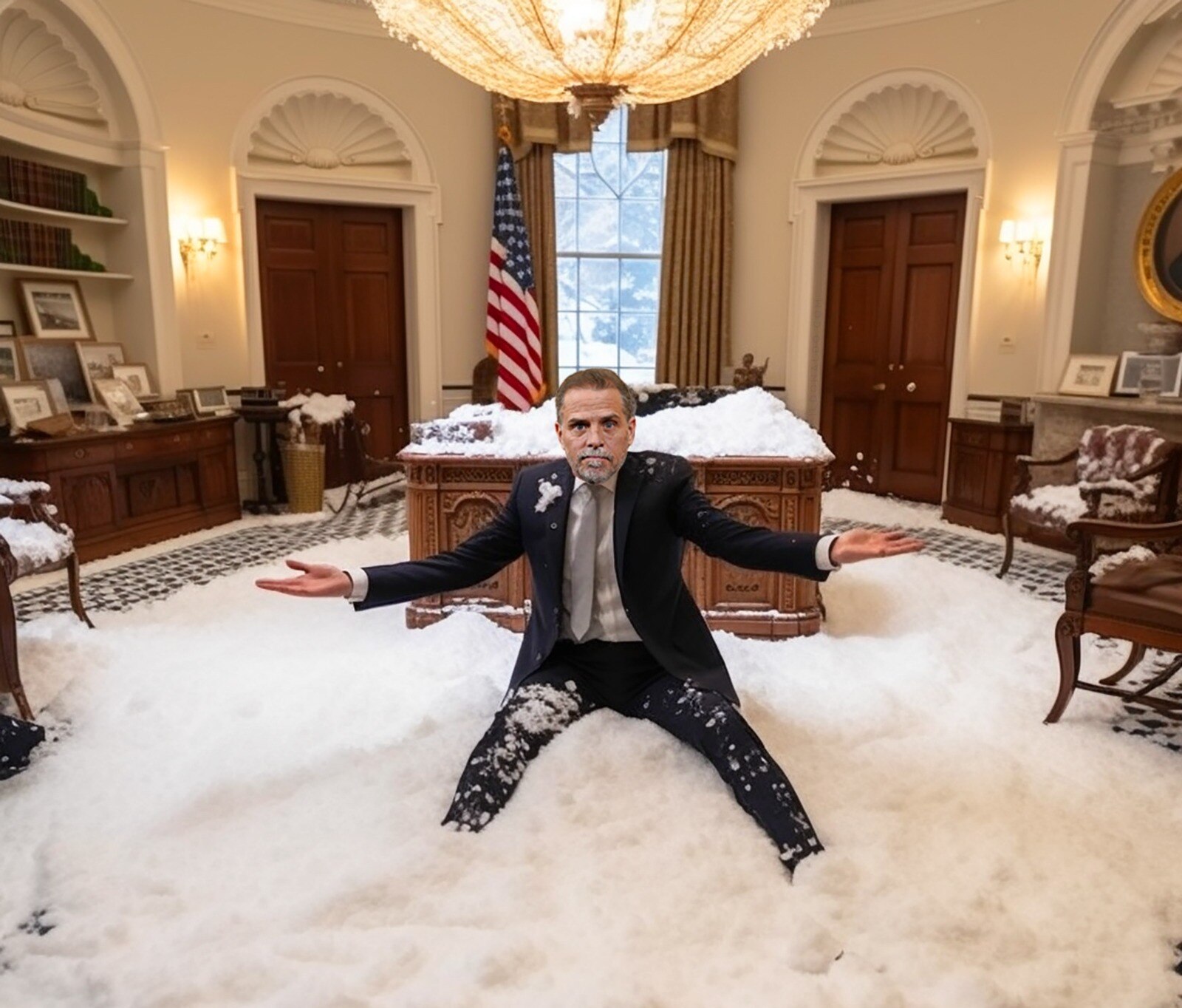 THERE'S HUNTER!!!😂😂😂