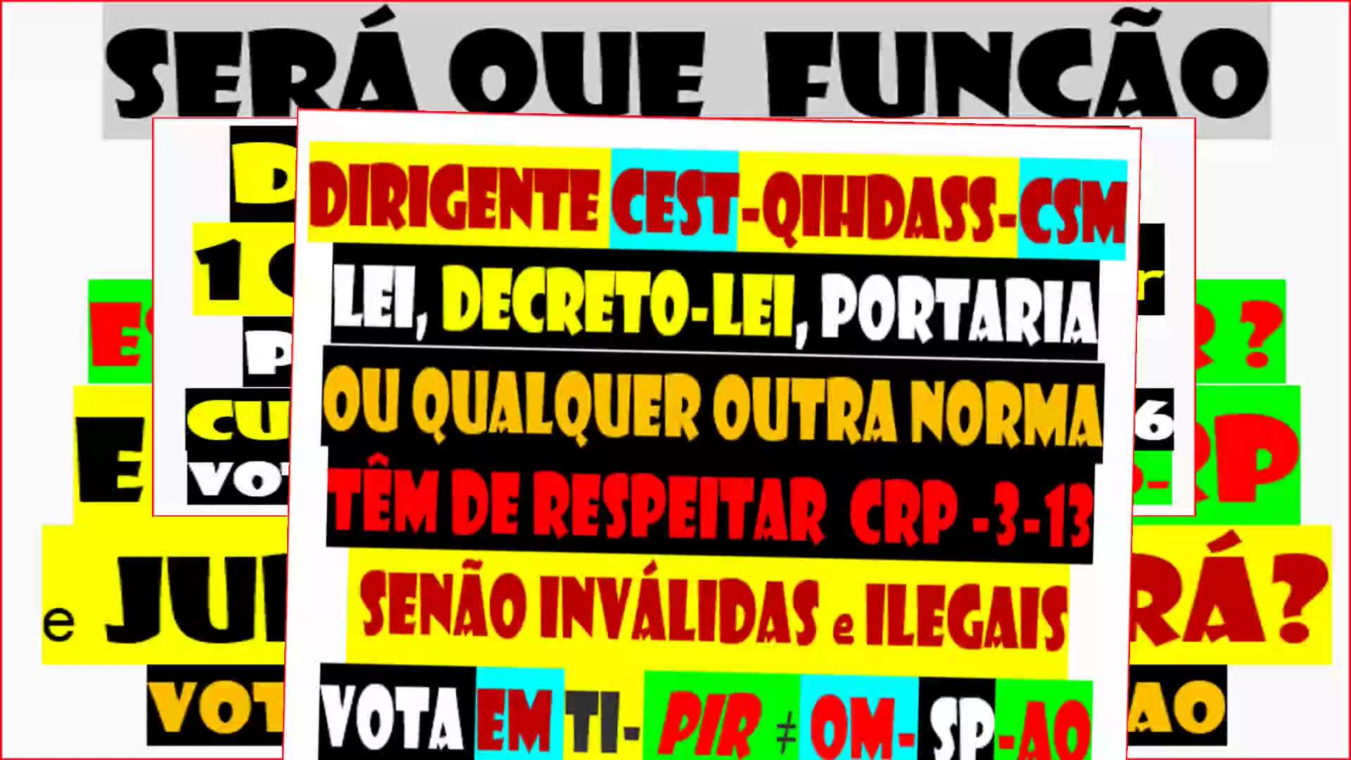 COMPLETO
Artigo 288.º CRP 
Limites materiais da revisão
1 https://gettr.com/post/p2lqcew92ed
2 https...