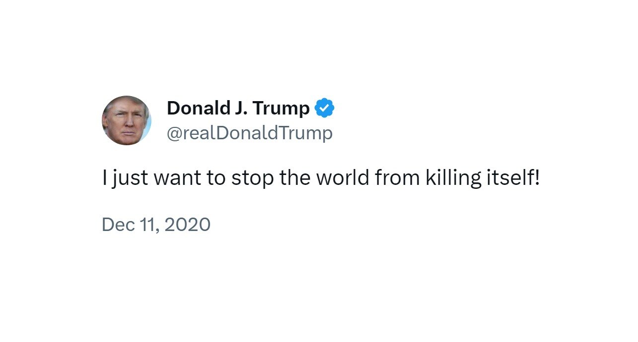 View il Donaldo Trumpo's post on GETTR. Join the discussion, share your thoughts, and connect with the community.