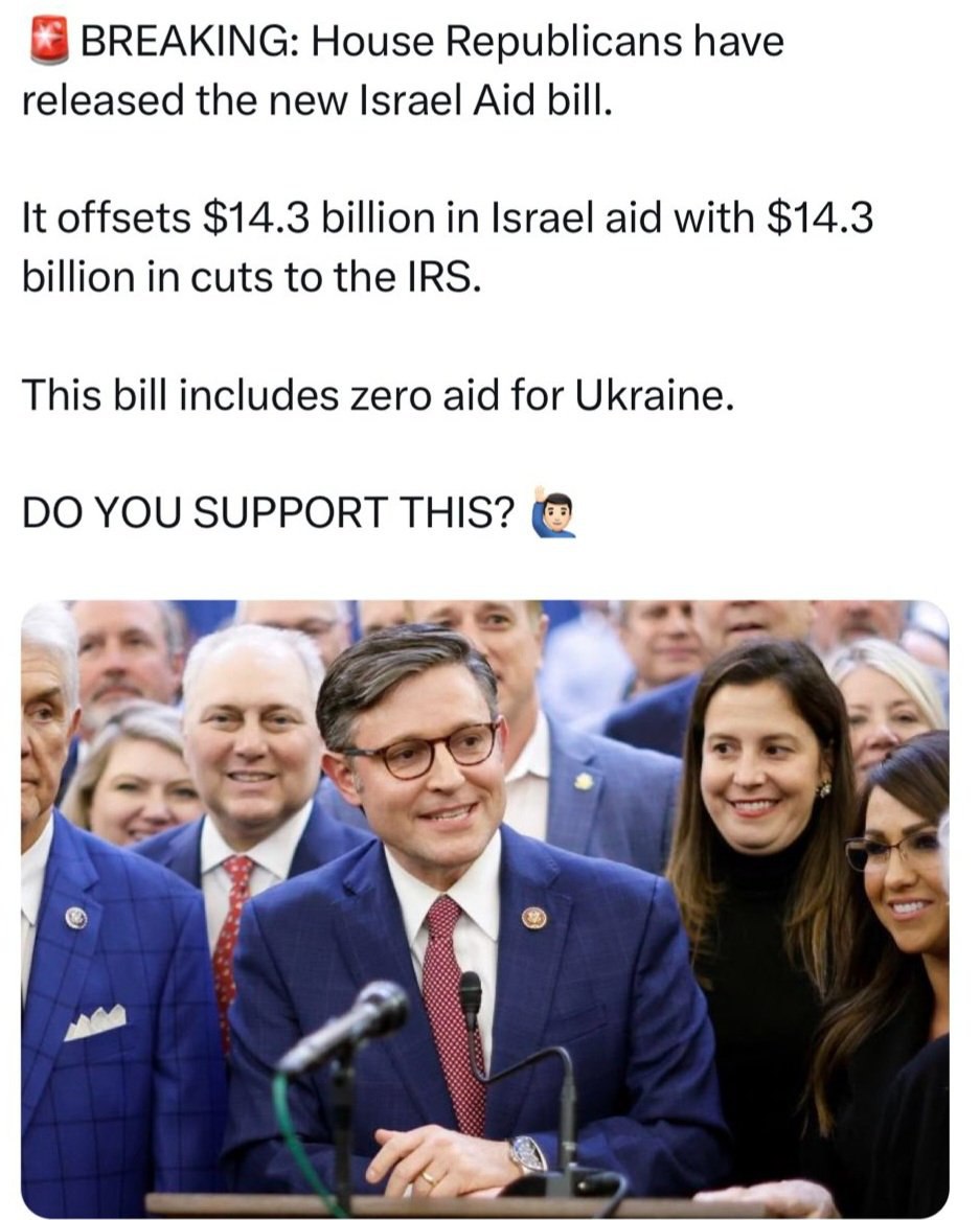 Panic on the Hill 🔥

Zero "aid" for Ukraine 