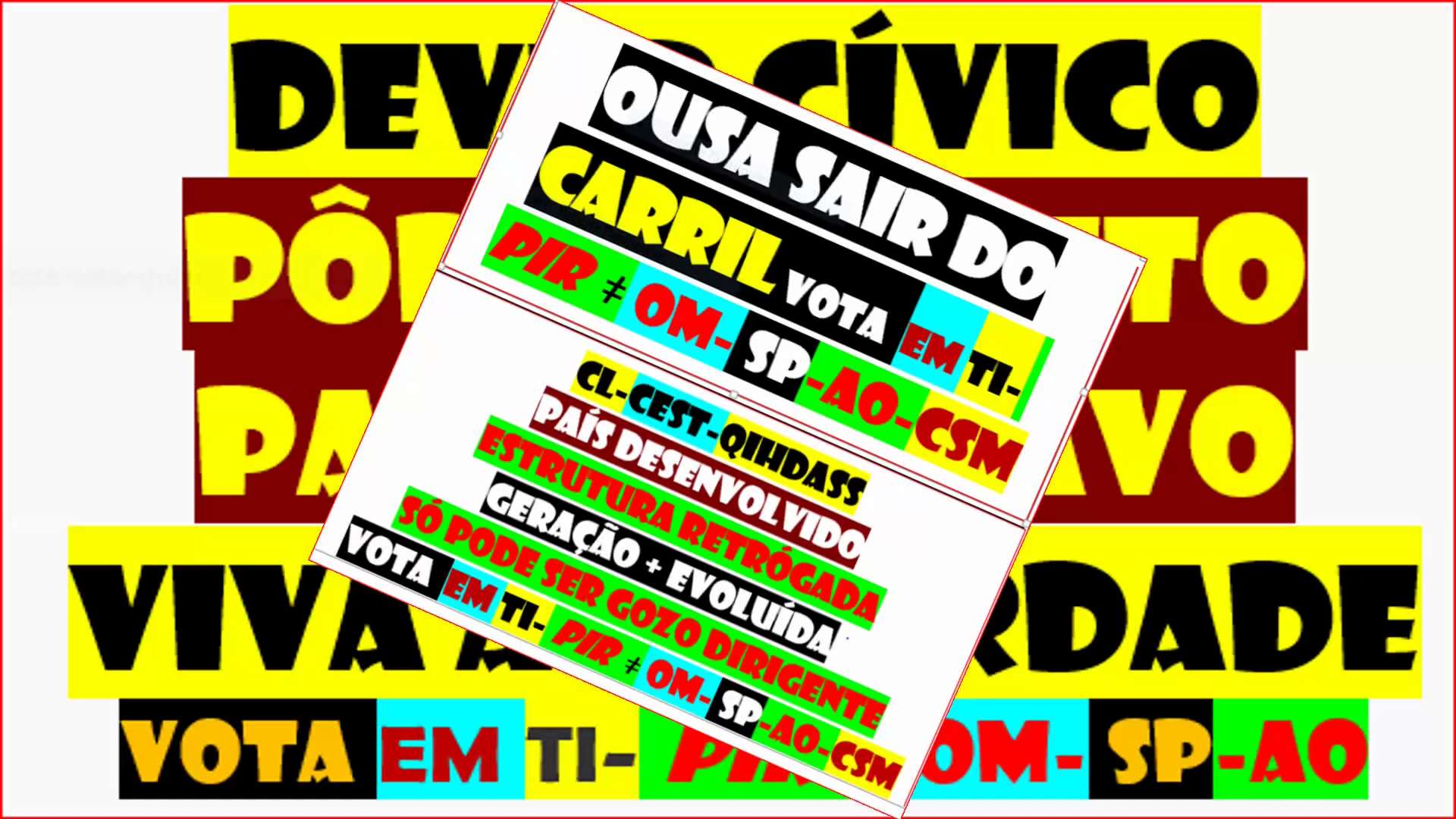https://gettr.com/post/p2ucxwrca21
PORTUGAL IMAGINANDO Q HAVIA 7500 CIDADÃOS HVHRL Ninguém pode ser privilegiado beneficiado prejudicado privado d qualquer direito isento d qualquer dever 3 DIAS DP D MARCADA ELEIÇÃO PIR SPEL  Lei n.º 14/79  https://random.org/integers/?num=7500&min=1&max=7500&col=15&base=10&format=html&rnd=new
entregava listas TECLA
