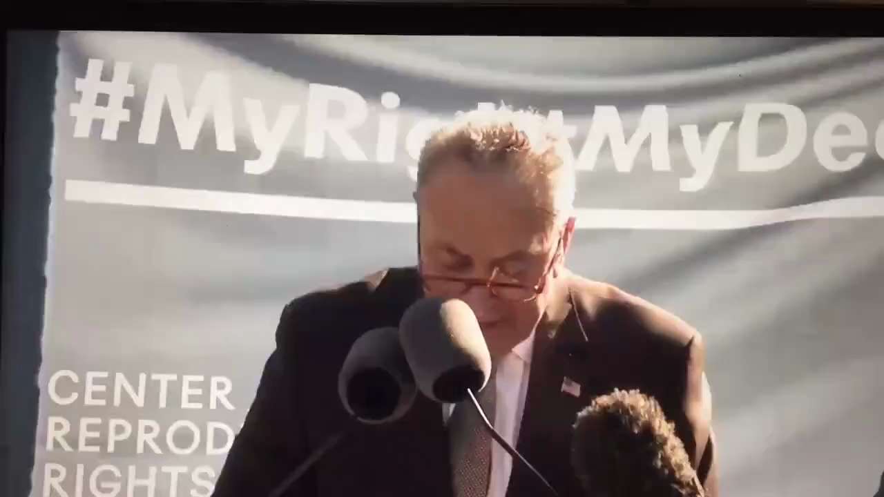 Senator Schumer threatening 2 Supreme Court Justices with the consequence of a violent attack from an angry mob! 

“You will pay the price! You won’t know what hit you!” 

THIS was inciting a dangerous insurrection!