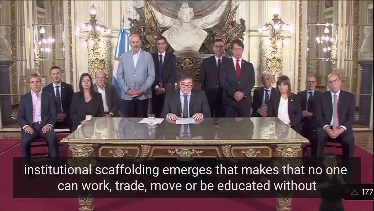 Javier Milei Address to the Nation: "Socialism is a doctrine that considers politicians are omnipres...