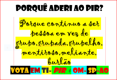 https://locals.com/feed/45741/pir-partido-independente-referendo/5080581/040124pena-de-morte-digital-ditadura-cancelamentocensura-violao-da-crp-ifcpir2dqnpfnoahvhrl
040124-PENA DE MORTE DIGITAL DITADURA - CANCELAMENTO-CENSURA VIOLAÇÃO CRP- ifc-pir-2DQNPFNOA-HVHRL
GOOGLE https://verdade-rigor-honestidade-diferente.blogspot.com/ 
TWITTER https://twitter.com/CARLOSS87130502 
GETTR https://gettr.com/user/cmags17 
RUMBLE https://rumble.com/account/content?type=all 
LOCALS https://pir-partidoindependentereferendo.locals.com/ CENSURADO
https://locals.com/feed/45741/pir-partido-independente-referendo
LEGALIZAÇÃO https://gettr.com/post/p1ujyhi0ebf 
CONTA LÁ EXPLICA AÍ  https://twitter.com/CarlosSilv35097/status/1695265397312754045
EDD OQDS DITADURA 
VOTA EM TI
QIHDASS
ACORDA
