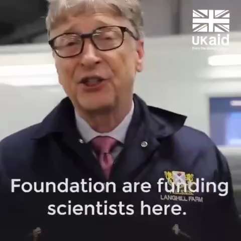 Bill Gates in UK

Very soon vegetables, Meat, Milk everything you will consume in UK  will have MRNA...