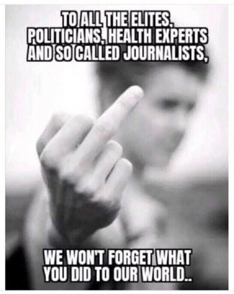 100 million and counting have the same feelings towards the MSM.