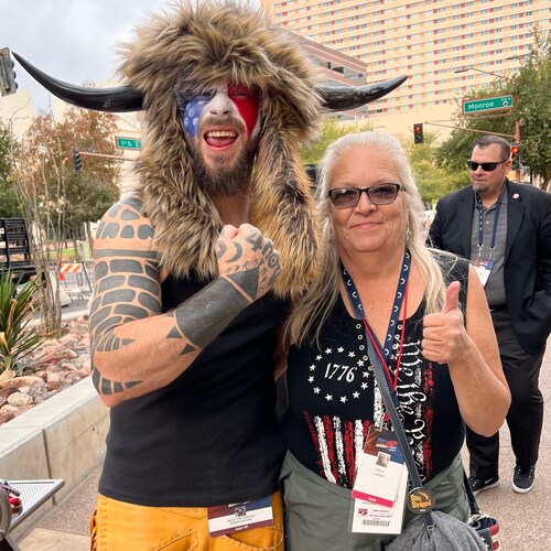 Patriotic Grandmother