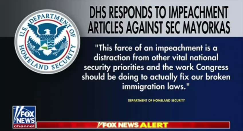 🚨 articles of impeachment against DHS secretary, Alejandro Mayorkas released