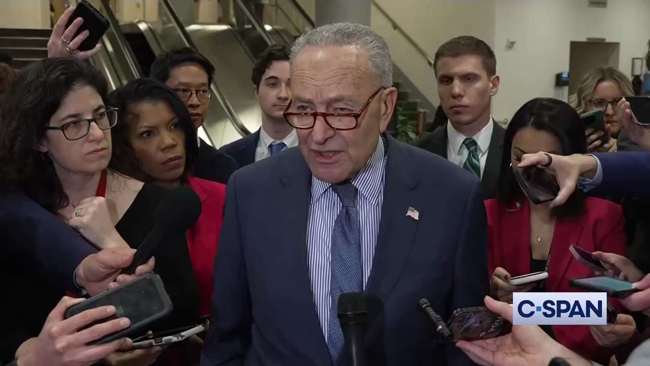 Schumer just admitted that he threw in border provisions into the Ukraine bill because Republicans d...