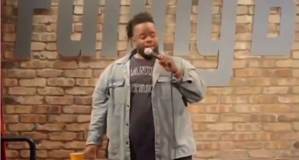 He probably didn't want to get mugged after the show... 🤣🤣🤣

Comedian David Lucas clears out his ...