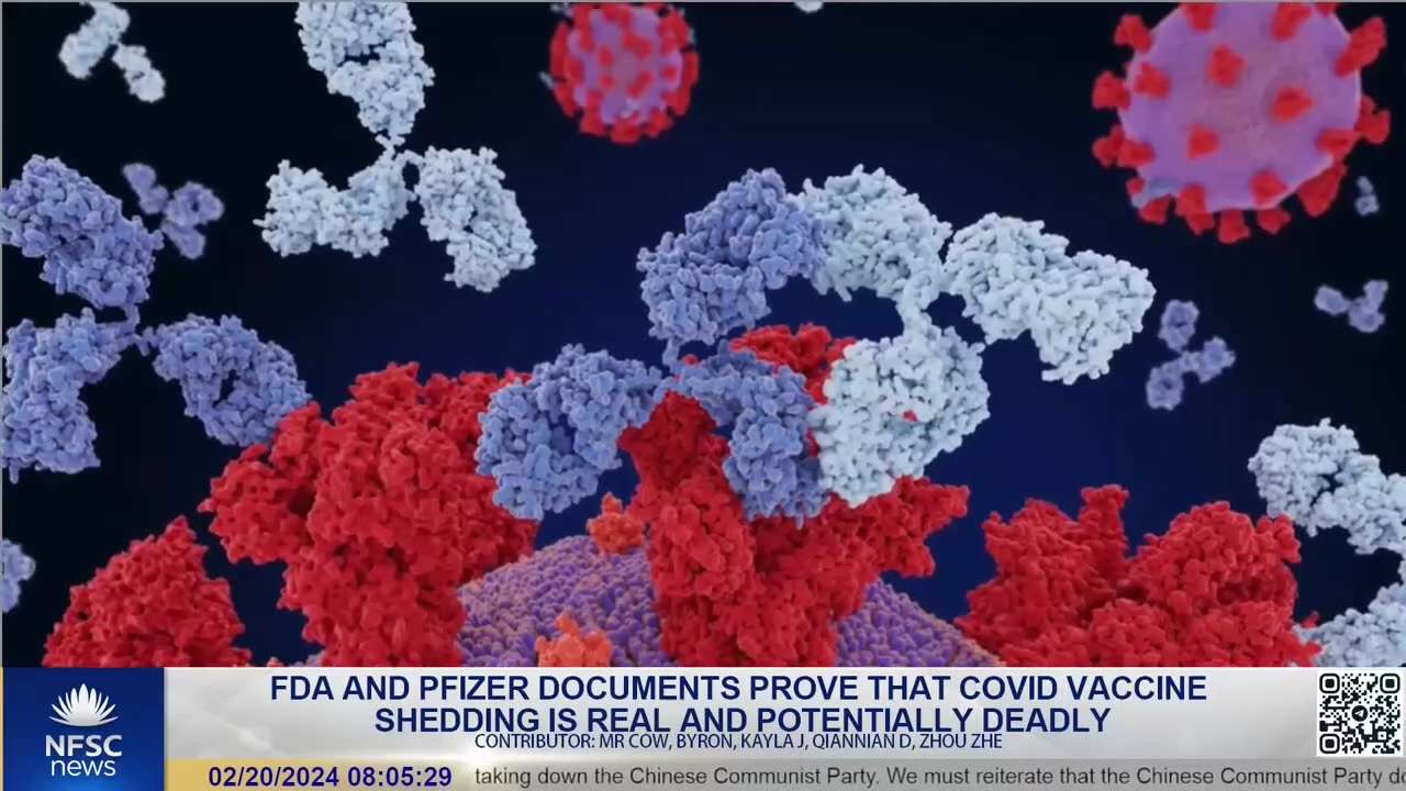 02.20.2024 AM
FDA And Pfizer Documents Prove That COVID Vaccine Shedding Is Real And Potentially Deadly 

Shedding, as explained by Dr. Kory, involves the release of vaccine components, like spike proteins, from those who have been vaccinated. What makes this a matter of concern is that even though mRNA and adenovirus vaccines are not live vaccines, they share similarities with gene therapy products, making shedding a plausible outcome.

#TAKEDOWNTHECCP
#FIGHTFORFREEDOM
#VACCINEDIASTER
#FREEMILESGUO
#FREEYVETTEWANG

 Source: https://gnews.org/m/2320497?biz=75865542&eu=35761&ir=TIMELINE&t=HHrU6FN&gref= 