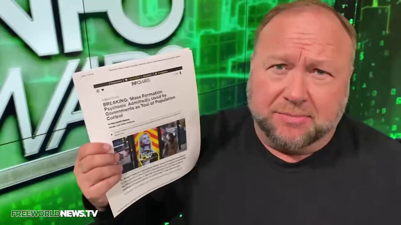 BREAKING: ‘Mass Formation Psychosis’ Admittedly Used by Governments as Tool of Population Control

�...