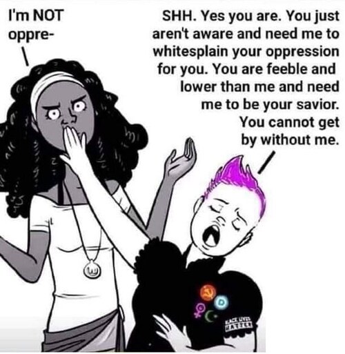 Typical Left Wing Extremist Racists!