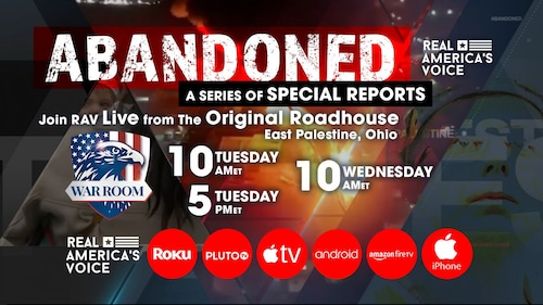 ABANDONED - WAR ROOM LIVE FROM EAST PALESTINE OHIO