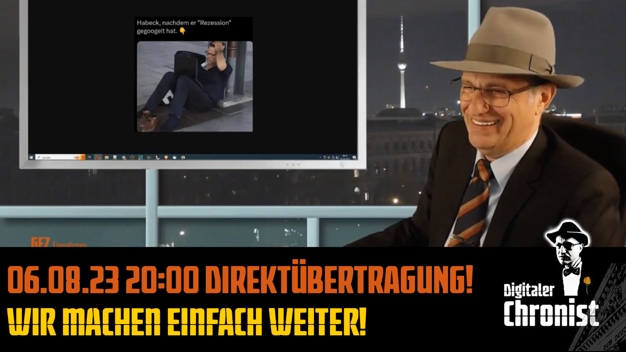 Aufzeichnung vom 06.08.23 Direktübertragung! Wir machen einfach weiter!