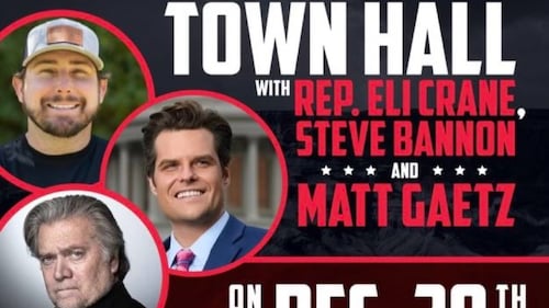 LIVE Town Hall with Rep Eli Crane and Steve Bannon
