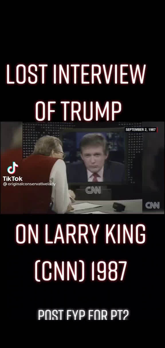 3 lost interviews of donald. They will be 1 under another as to make 1 post #1 