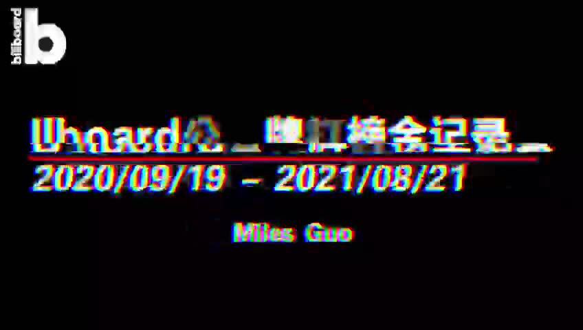 2020年9月19日至2021年8月21日 Billboard 公告牌打榜全记录

Billboard Charts of Miles Guo from 19th September 2020 to 21st August 2021