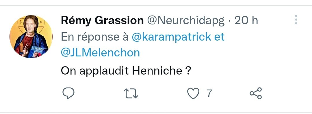 Pas très drôle ce Patrick Karam @DamienRieu .