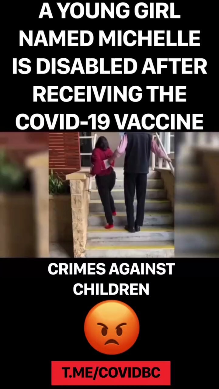 一个名叫米歇尔的年轻女孩在接种了covid-19疫苗后致残💉😡。 医生们似乎并不关心。可怜的女孩。
A YOUNG UNSUSPECTING GIRL NAMED MICHELLE IS DISA...
