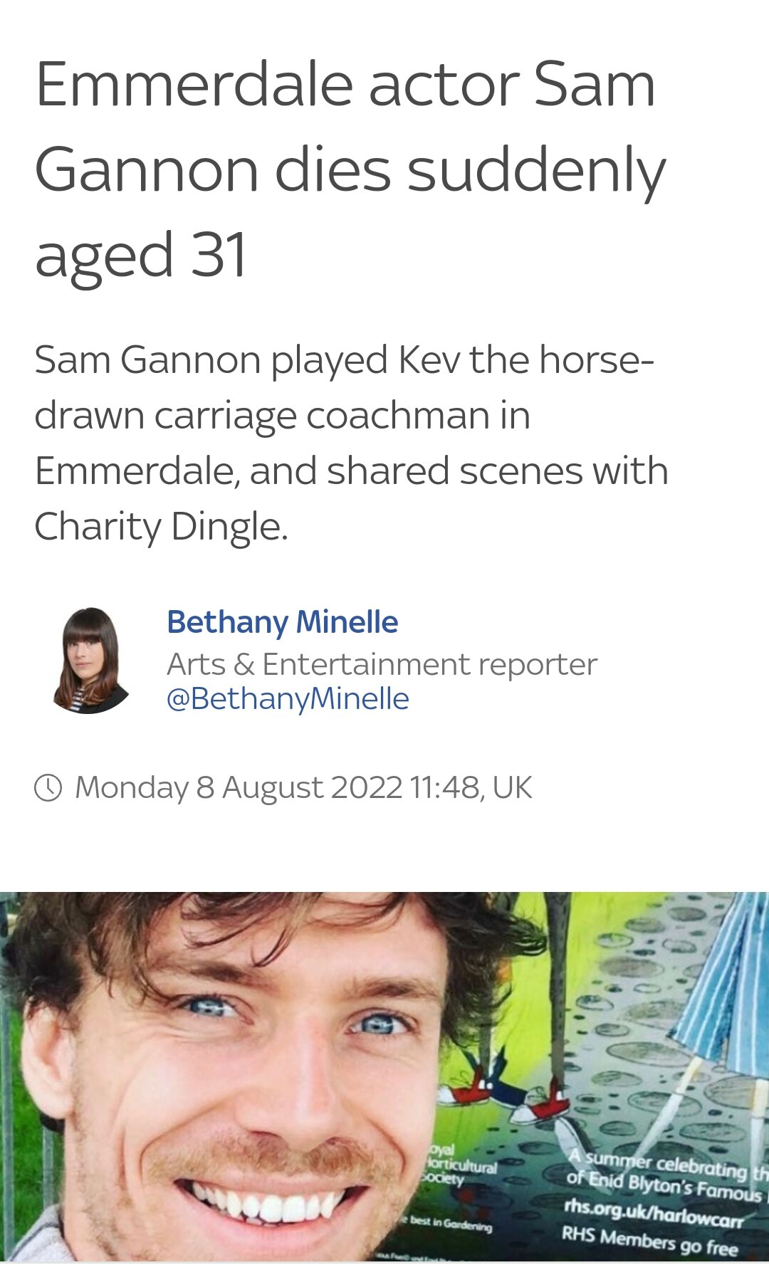 "Dies suddenly" has become the "new normal".