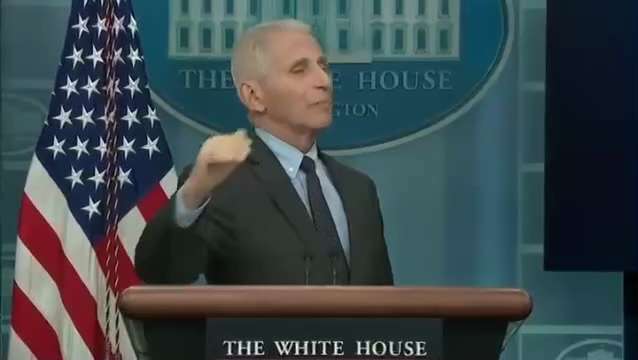 Anthony Fauci: "The real danger is in the people who have not been vaccinated."

I can't believe we'...