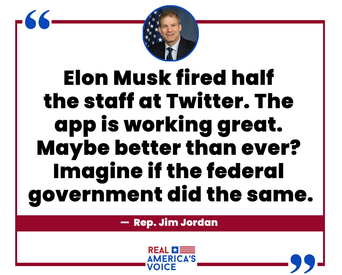Real America's Voice (RAV) 🇺🇸 on GETTR : @repjimjordan insinuates Elon Musk might just be on to something here. 🤨😅  RAV LINKS https://linktr.ee/realamericasvoice  Subscribe to our Substack: https://realamericasvoice.substack.com