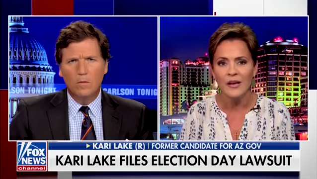 Thank you, @TuckerCarlson for allowing me to discuss the Election Day sabotage that occurred in Ariz...