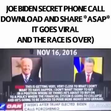 NBS-NEWS 01-02-23

SECRET BIDEN CALL UKRAINE PRESIDENT AFTER TRUMPS VICTORY 2016 EXPOSED?…..