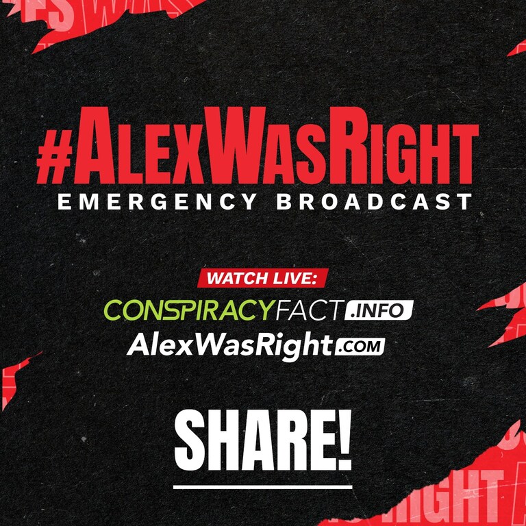 #AlexWasRightβ‘οΈINFOWARS MONEYBOMB TRANSMISSION - NOW LIVE!
πβ«πβ«πβ«πβ« πβ«πβ« πβ«πβ«πβ«πβ«πβ«πβ«πβ«πβ«πβ«πβ«
π₯http://ConspiracyFact.info
π₯http