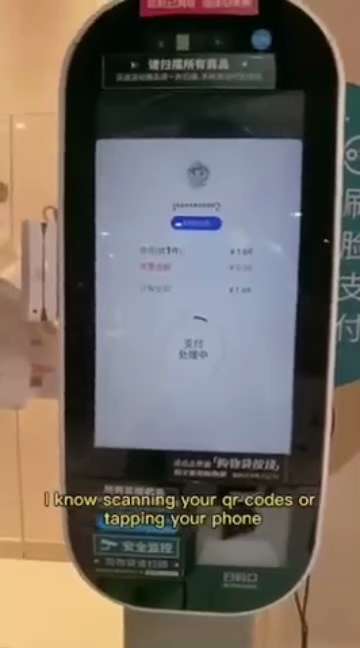 Coming to a town near you ... face scanning for access to food and public transportation.

This is h...